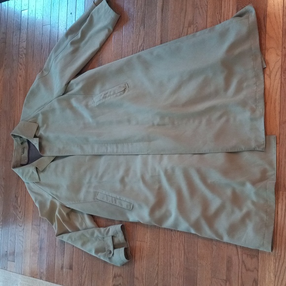 SANYO full length TRENCH COAT! MENS 46 - Picture 5 of 16